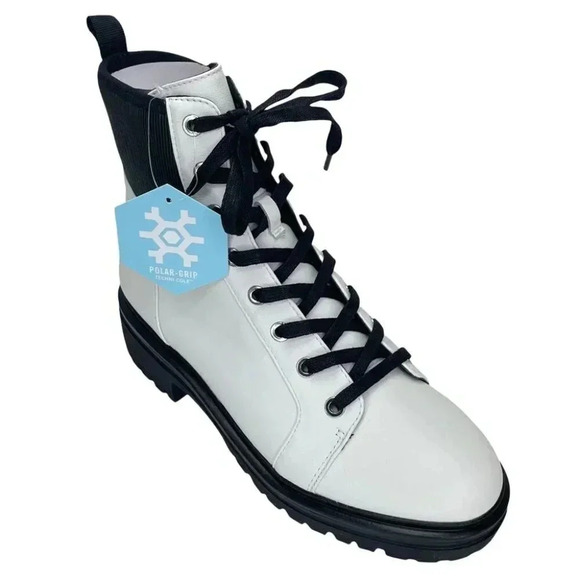 Kenneth Cole New York Rhode Lite Lace Up Leather Womens Ankle Boots - Picture 7 of 11